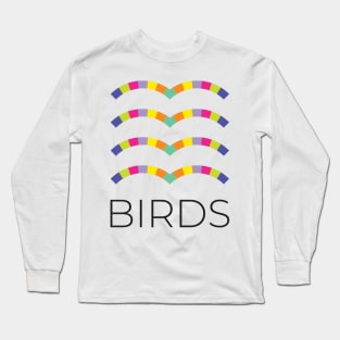 8ts Birds Long Sleeve T-Shirt